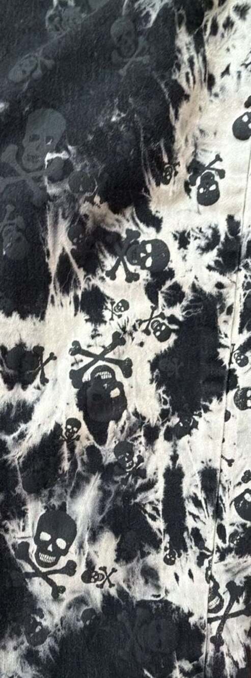 Royal Bones Skull Tie Dye Marble Skinny Jeans Size 0 - Picture 2 of 6